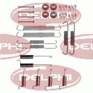 701698545 VAG Kit de montagem das sapatas traseiras de tambor