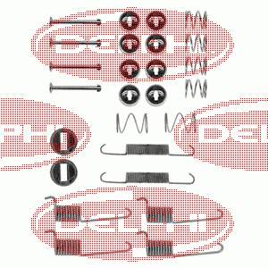 A0025863942 Mercedes Kit de montagem das sapatas traseiras de tambor