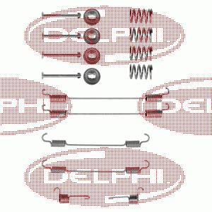 Kit de montagem das sapatas traseiras de tambor Renault (RVI) 7701205521 preço, a partir de 12,75 USD