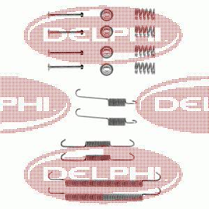 0000430855 Peugeot/Citroen Kit de montagem das sapatas traseiras de tambor