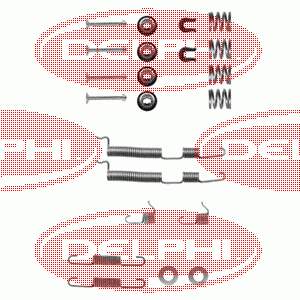 Kit de montagem das sapatas traseiras de tambor para Nissan Micra  K10
