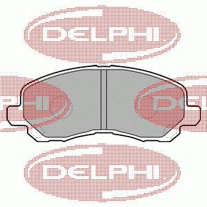 Compre LP1684 Delphi Sapatas do freio dianteiras de disco