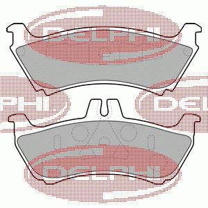 Sapatas do freio traseiras de disco 8DB355009241 HELLA