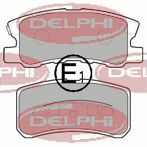 Sapatas do freio traseiras de disco Delphi LP1691 preço, a partir de 27,14 USD