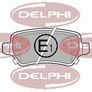 Sapatas do freio traseiras de disco Delphi LP1717 preço, a partir de 21,24 USD