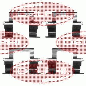 420306 ERT Kit de molas de fixação de sapatas de disco dianteiras
