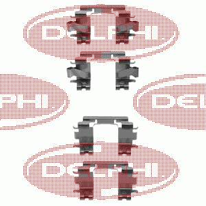 Compre 1987474318 Bosch Kit de molas de fixação de sapatas de disco dianteiras