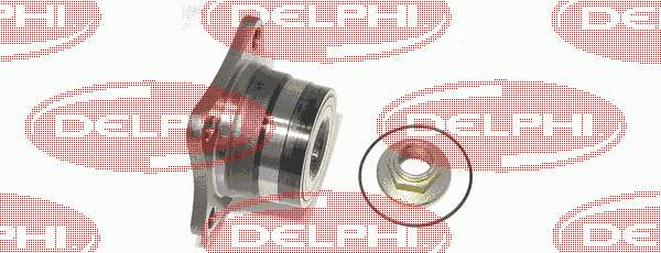 Rolamento de cubo traseiro Japan Parts KK22031