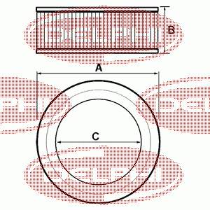 CA2729 Fram Filtro de ar
