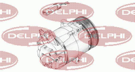 TSP0155025 Delphi Compressor de aparelho de ar condicionado