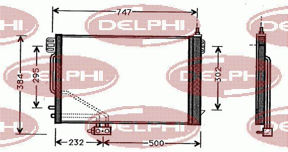AC347001S Mahle Original Radiador de aparelho de ar condicionado