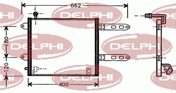 Radiador de aparelho de ar condicionado VAG 6X0820413A preço, a partir de 70,67 USD