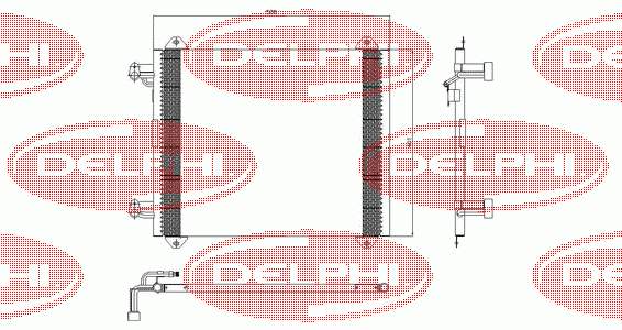 8Z0260403F VAG Radiador de aparelho de ar condicionado
