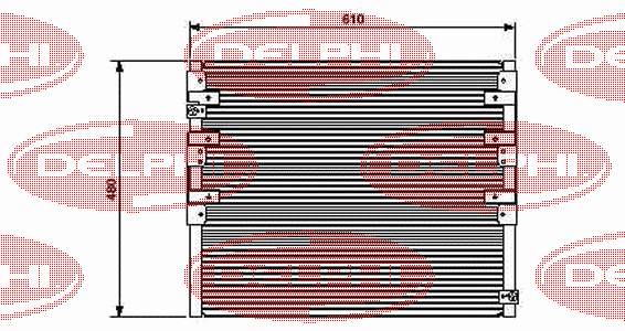 8846160010 Toyota Radiador de aparelho de ar condicionado