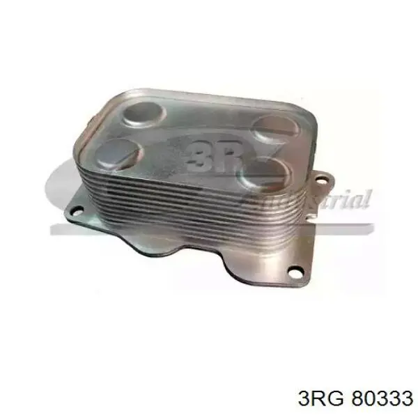 80333 3RG Radiador de óleo (frigorífico), debaixo de filtro