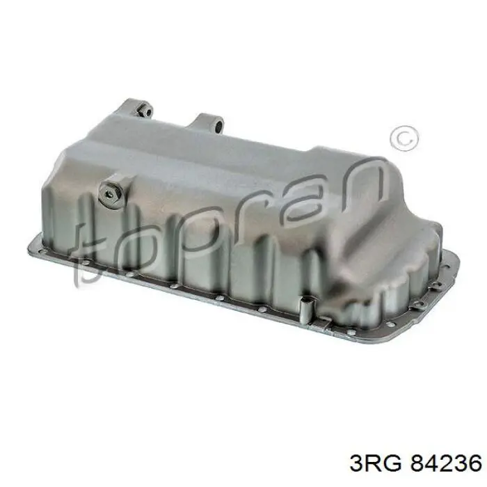 84236 3RG Panela de óleo de cárter do motor