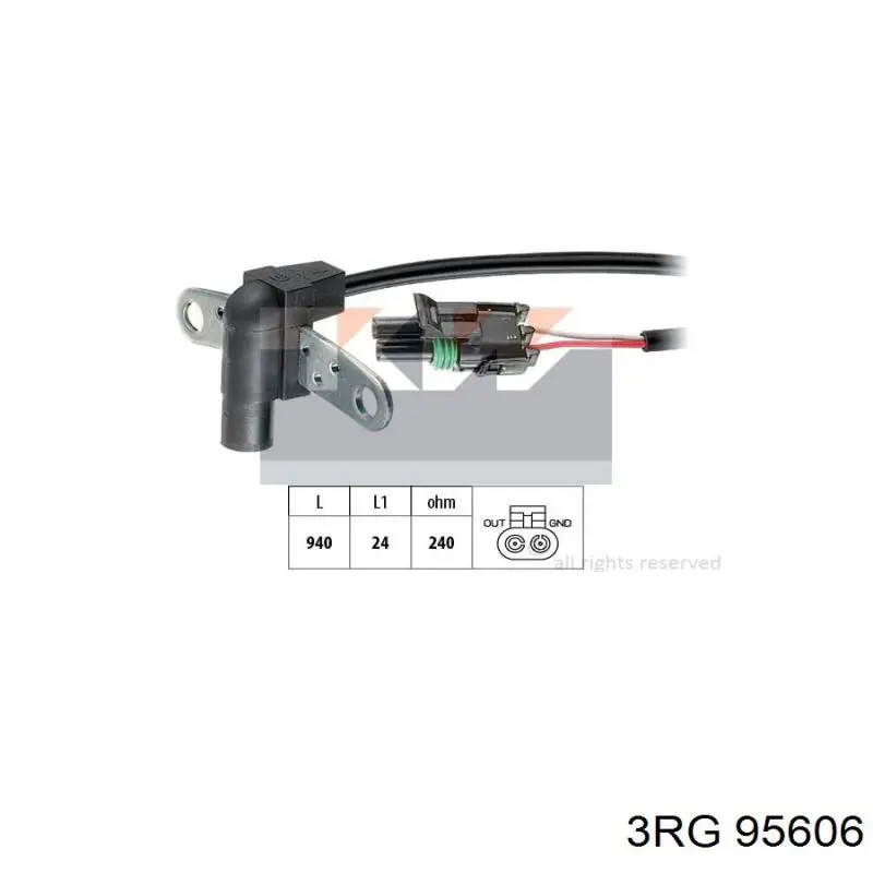 Compre 95606 3RG Sensor de posição (de revoluções) de cambota
