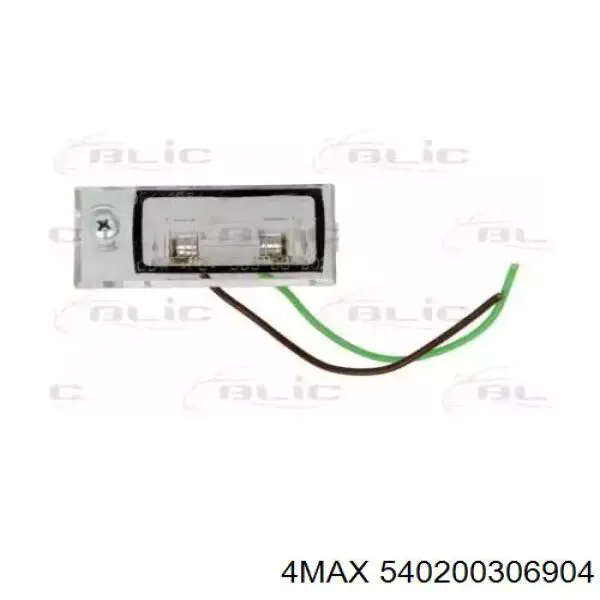 Compre 2402505 Alkar Lanterna da luz de fundo de matrícula traseira