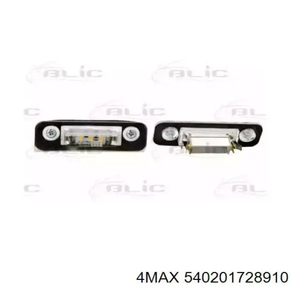 Lanterna da luz de fundo de matrícula traseira 01728900 Depo/Loro/Abakus