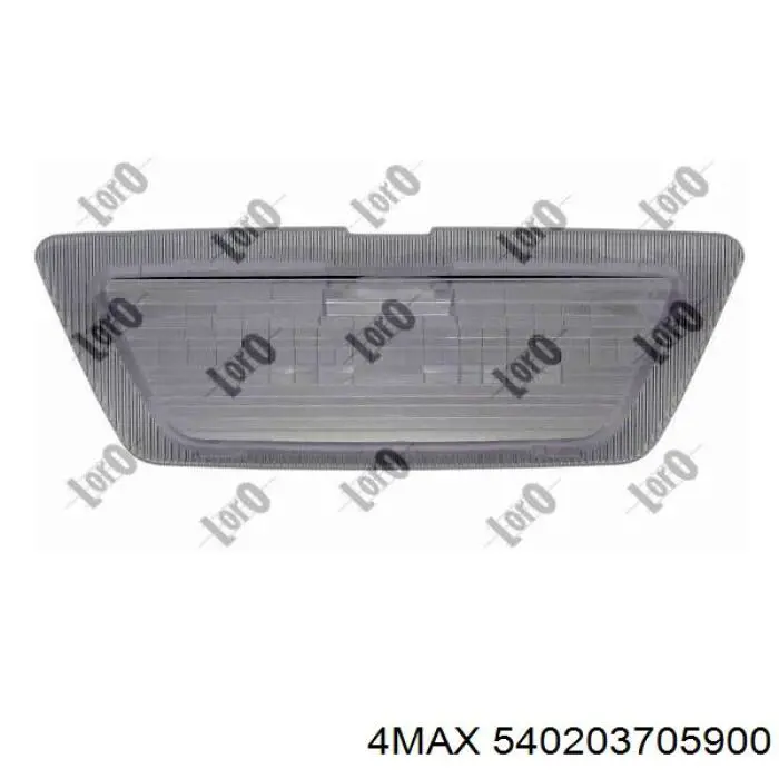 Lanterna da luz de fundo de matrícula traseira 9192060 General Motors