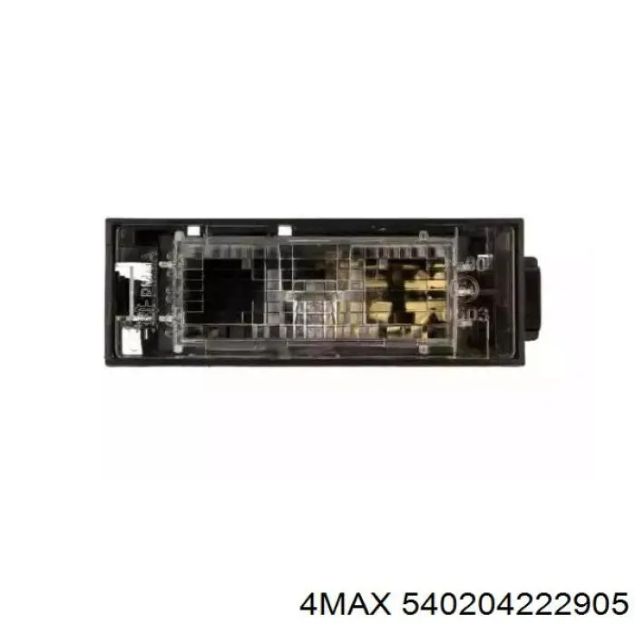 93450297 Mercedes Lanterna da luz de fundo de matrícula traseira
