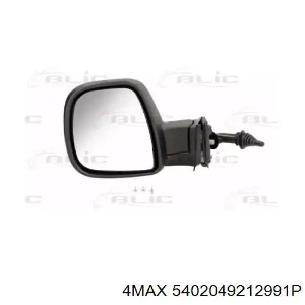 96777503XT Peugeot/Citroen Espelho de retrovisão esquerdo
