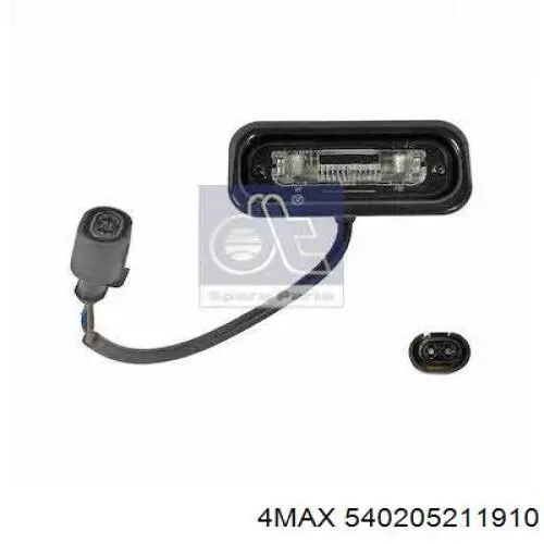 Compre ZVV1704 Signeda Lanterna da luz de fundo de matrícula traseira