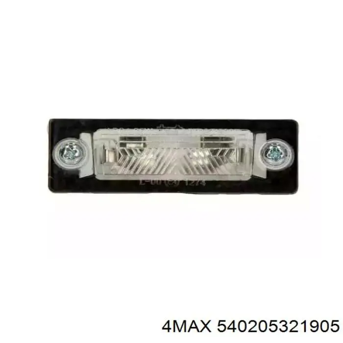 Lanterna da luz de fundo de matrícula traseira 4max 540205321905 preço, a partir de 15,38 USD