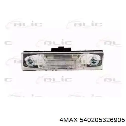 Lanterna da luz de fundo de matrícula traseira 4max 540205326905 preço, a partir de 16,66 USD