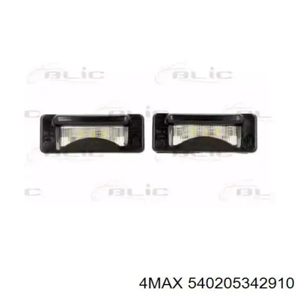 Compre 5062959E Polcar Lanterna da luz de fundo de matrícula traseira