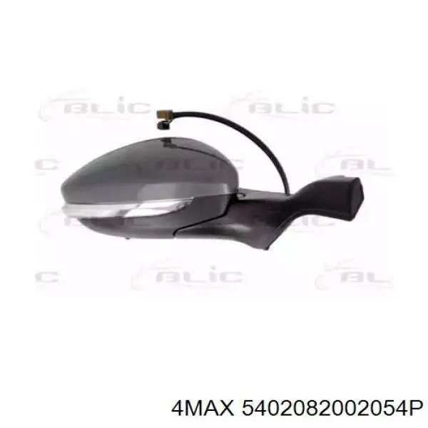 Compre 1607511480 Peugeot/Citroen Espelho de retrovisão direito