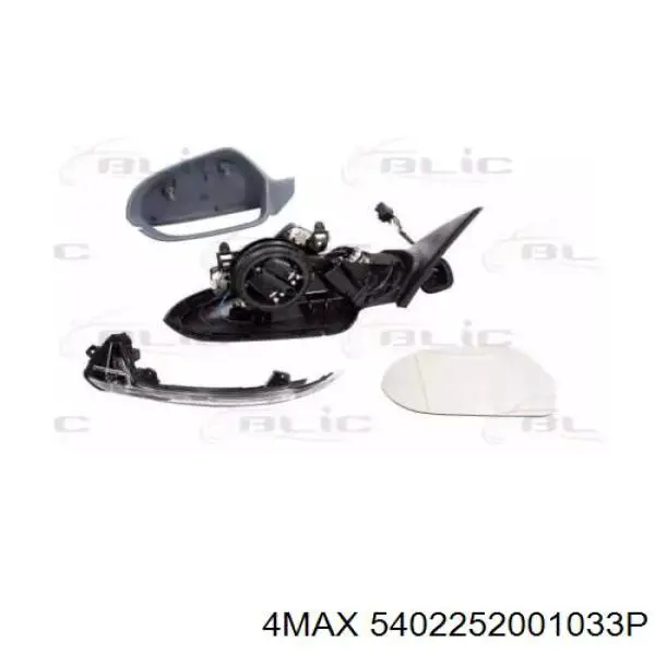 5402252001033P 4max Espelho de retrovisão esquerdo