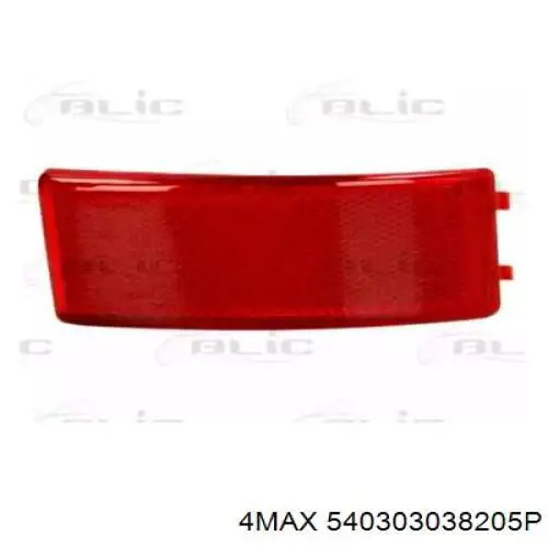 Retrorrefletor (refletor) do pára-choque traseiro esquerdo 4max 540303038205P preço, a partir de 20,44 USD