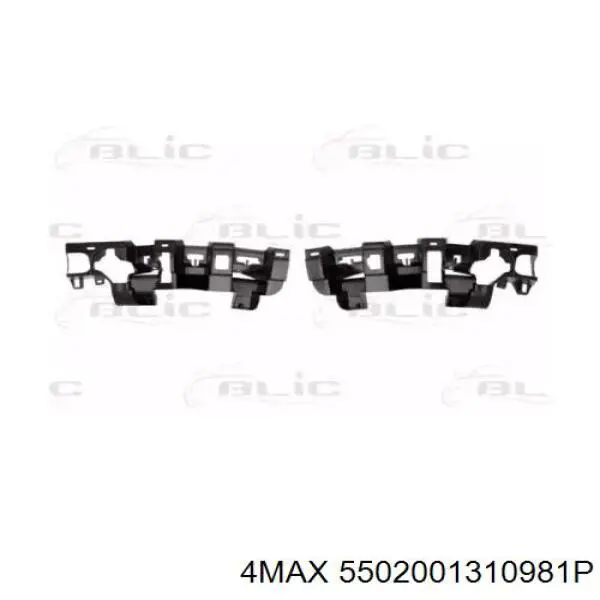 850904535R Renault (RVI) Absorvedor (enchido) do pára-choque traseiro