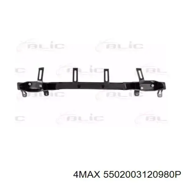 866300X000 Hyundai/Kia Reforçador do pára-choque traseiro