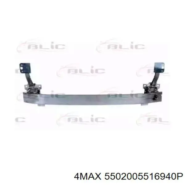 5502005516940P 4max Reforçador do pára-choque dianteiro