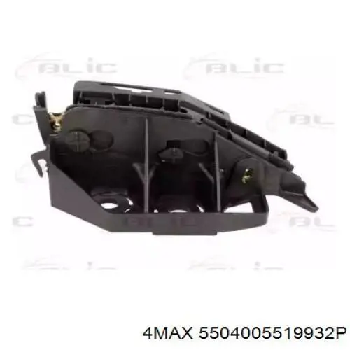 00007120PW Peugeot/Citroen Consola externa direita do pára-choque dianteiro