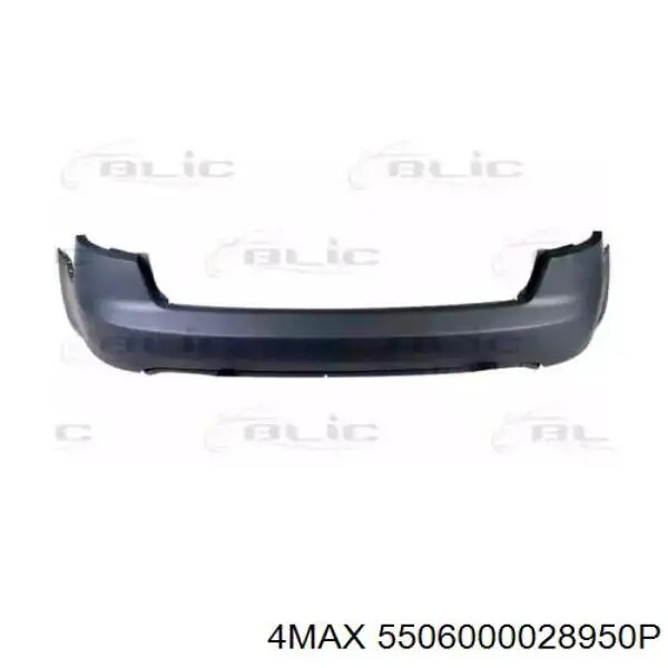8E9807303GRU VAG Pára-choque traseiro
