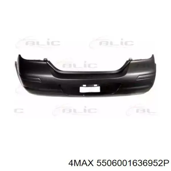 Pára-choque traseiro Nissan Tiida NMEX ASIA C11X