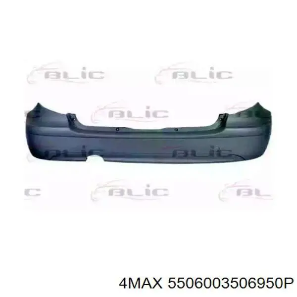 1698850925 Mercedes Pára-choque traseiro