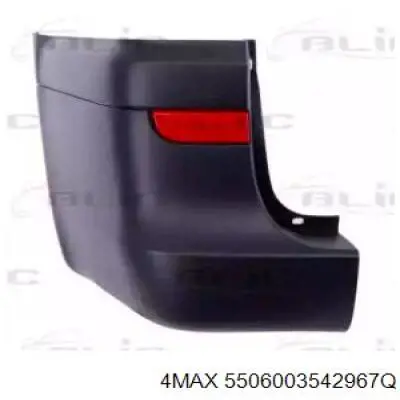 A63988016717G99 Mercedes Pára-choque traseiro, parte esquerda