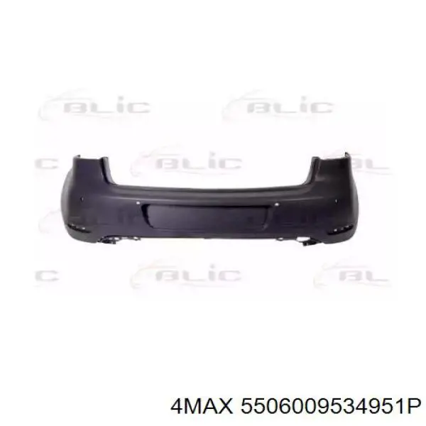 107234614 VAG Pára-choque traseiro