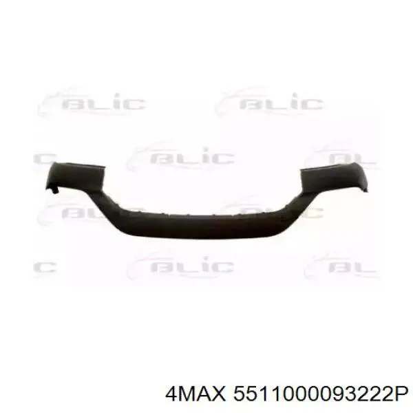 5511000093222P 4max Spoiler do pára-choque dianteiro