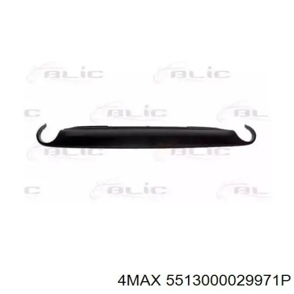 8K0807521A01C VAG Spoiler do pára-choque traseiro