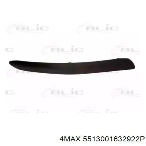Compre 62074BM400 Nissan/Infiniti Moldura direita do pára-choque dianteiro