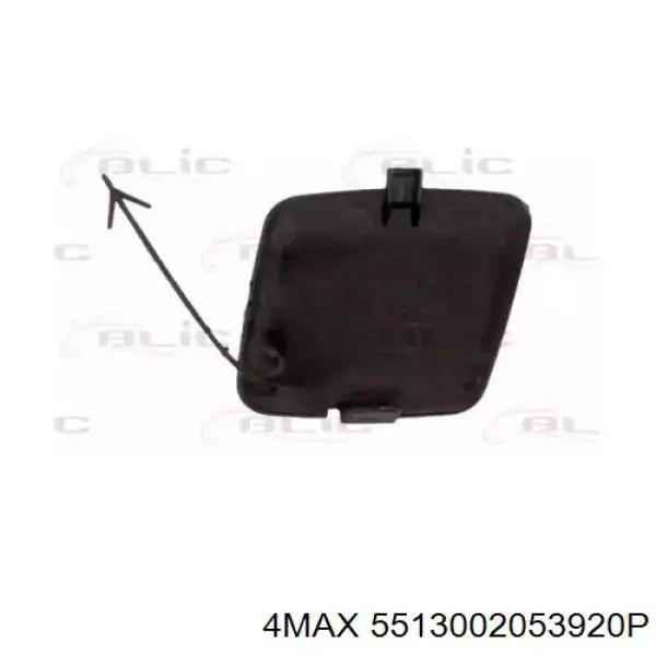 735462219 Fiat/Alfa/Lancia Tampão dianteira do pára-choque do gancho de reboque