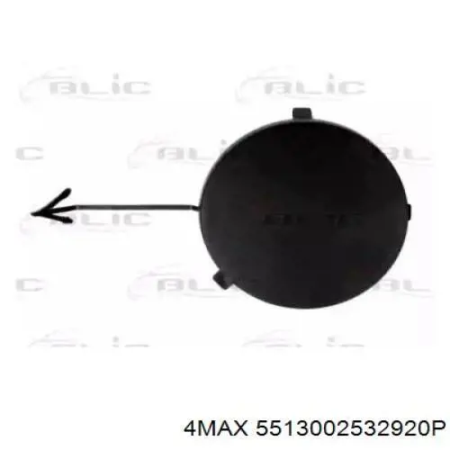 Compre 1107426 Ford Tampão dianteira do pára-choque do gancho de reboque