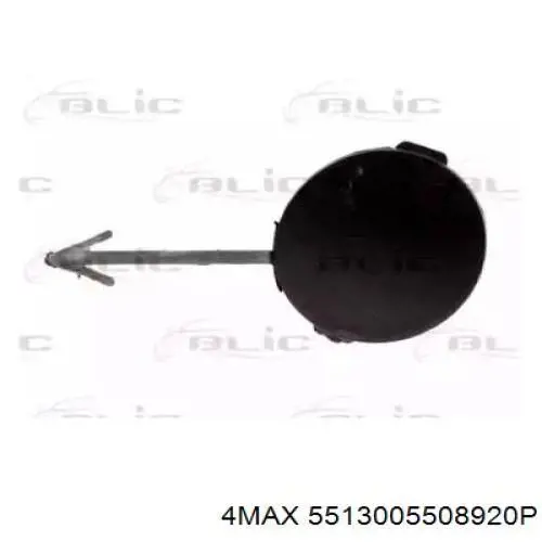 Compre 7414PY Peugeot/Citroen Tampão dianteira do pára-choque do gancho de reboque