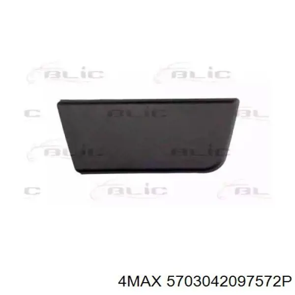 1305776070 Peugeot/Citroen Moldura da porta dianteira direita