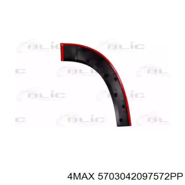 735646206 Fiat/Alfa/Lancia Placa sobreposta da porta dianteira direita